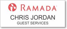 (image for) Ramada Logo A White Square Corner Badge