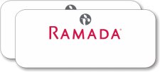 (image for) Ramada Logo C Pack of 25 White Logo Only Badges