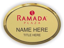 (image for) Ramada Logo D Gold Oval Executive Badge