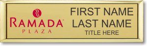 (image for) Ramada Logo D Gold Small Executive Badge