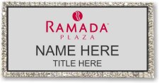 (image for) Ramada Logo D Silver Bling Badge