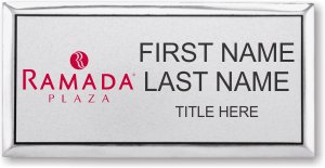 (image for) Ramada Logo D Silver Executive Badge - Stacked Name