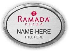 (image for) Ramada Logo D Silver Oval Executive Badge