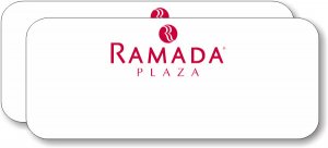 (image for) Ramada Logo D Pack of 25 White Logo Only Badges