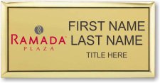 (image for) Ramada Logo E Gold Executive Badge - Stacked Name