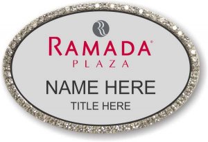 (image for) Ramada Logo E Oval Silver Bling Badge