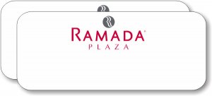 (image for) Ramada Logo E Pack of 25 White Logo Only Badges