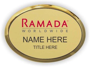 (image for) Ramada Logo G Gold Oval Executive Badge