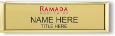 (image for) Ramada Logo G Gold Small Executive Badge