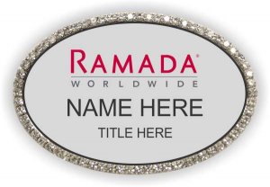 (image for) Ramada Logo G Oval Silver Bling Badge