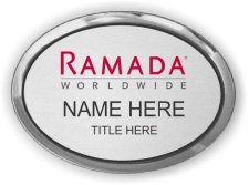 (image for) Ramada Logo G Silver Oval Executive Badge