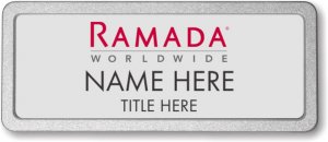 (image for) Ramada Logo G Silver Pebbled Frame Prestige Badge