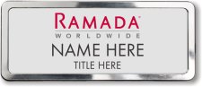 (image for) Ramada Logo G Silver Polished Frame Prestige Badge