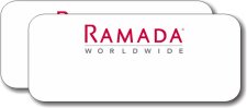 (image for) Ramada Logo G Pack of 25 White Logo Only Badges