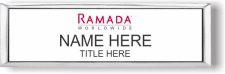 (image for) Ramada Logo G White with Silver Frame Small Executive Badge