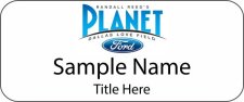 (image for) Planet Ford Dallas - Standard White Badge With Round Corners