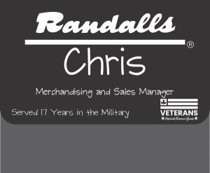 (image for) Randalls Black Pocket Badge with Diversity Logo