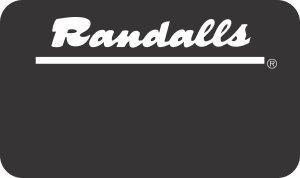 (image for) Randalls Classic Style Black Logo Only Badges (Pack of 25)