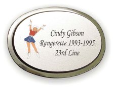 (image for) Rangerettes Forever Executive Oval Silver Badge