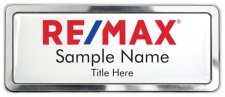 (image for) Remax White Badge in Polished Prestige Frame