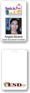 (image for) Ready By Five Photo ID Double Sided Badge