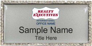 (image for) Realty Executives Color DBA Logo - Gold Silver Badge