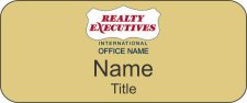 (image for) Realty Executives Color DBA Logo - Gold Badge