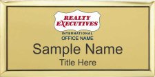 (image for) Realty Executives Color DBA Logo - Executive Gold Badge