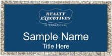 (image for) Realty Executives Platinum Logo - Silver Bling Badge