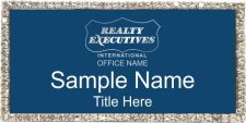 (image for) Realty Executives Platinum DBA Logo - Silver Bling Badge