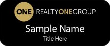 (image for) Realty One Group Standard Black badge