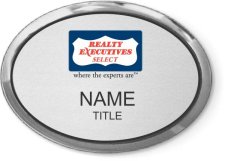(image for) Realty Executives Select - Executive Oval Silver Badge