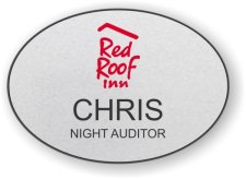 (image for) Red Roof Silver Oval Badge