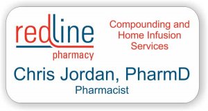 (image for) Redline Pharmacy White Badge