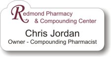 (image for) Redmond Pharmacy & Compounding Center Shaped White Badge
