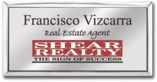 (image for) Reflective Design Executive Silver Badge (Shear Realty)