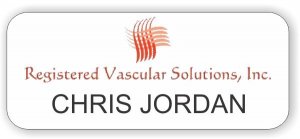 (image for) Registered Vascular Solutions White Badge