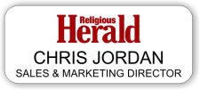 (image for) Religious Herald Publishing Association Logo B White Badge