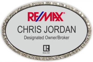 (image for) Remax Acorn Properties Bling Silver Badge