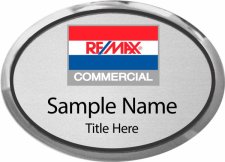 (image for) Remax Commercial Oval Executive Silver Badge