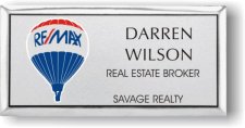 (image for) Remax Balloon Logo Executive Silver Badge