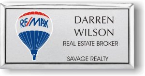 (image for) Remax Balloon Logo Executive Silver Badge