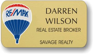 (image for) Remax Balloon Logo Gold Badge