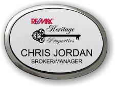 (image for) Remax Heritage Properties Executive Oval Silver Badge