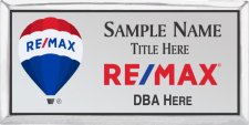 (image for) Remax - Balloon and Text Logo Silver Executive Badge