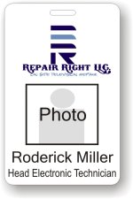 (image for) Repair Right Electronics Repair Photo ID Badge