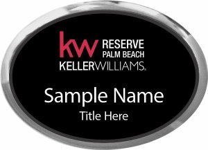 (image for) Keller Williams Reserve Palm Beach Silver Oval Executive Black Badge