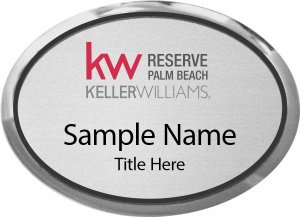 (image for) Keller Williams Reserve Palm Beach Oval Executive Silver Other badge