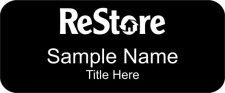 (image for) Habitat for Humanity - ReStore Standard Black badge