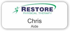 (image for) Restore Physical Therapy White Badge